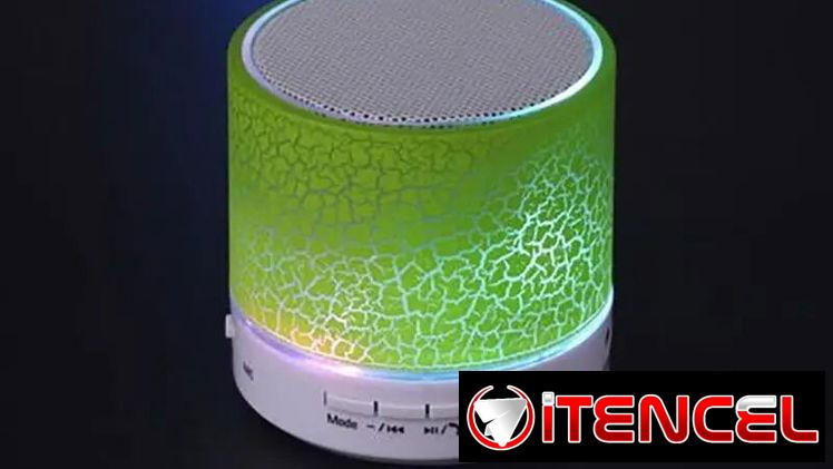 🔊 Altavoz Bluetooth Portátil LED 🔵 Con Luces, Ranura TF, Manos Libres y Sonido Potente 3W – Mini Speaker Ideal para PC