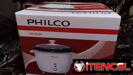 OLLA Arrocera marca PHILCO, capacidad 1,8 Litros, Potencia: 700W, Voltaje: 120V, 60Hz. NUEVA en su caja.