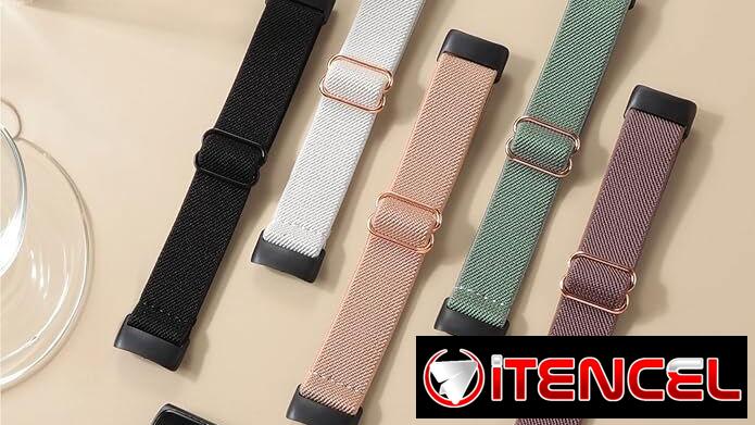 Paquete de 5 correas elásticas de nylon para Fitbit Charge 5 y Charge 6 | videojuegoshabana.com