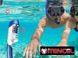 Juego de buceo , máscara de cristal templado y snorkel