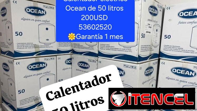 Calentador eléctrico de 50L Ocean ( un mes ) 💯 💢 💥 💙