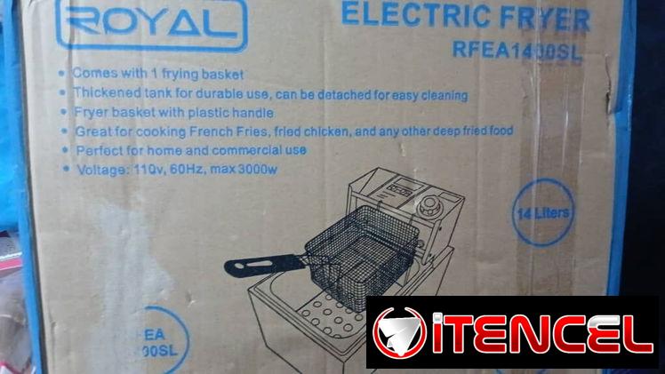 FREIDORA ELÉCTRICA ROYAL DE 14 LITROS NUEVA, factura y garantía