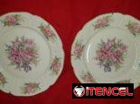 Platos de vajilla antigua para coleccionistas