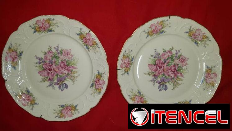 Platos de vajilla antigua para coleccionistas
