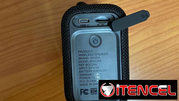 🔊 1HORA 🔊 BOCINA BLUETOOTH BOC244 – 7W – 10H AUTONOMÍA. MENSAJERÍA CON FACTURA Y GARANTÍA. TL 54833699