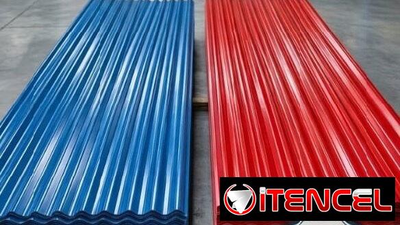Tejas de zinc