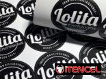 Pegatinas de diferentes formas personalizadas con tu logo.