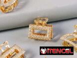 Pellizcos metálicos dorados /regalos / pequeños