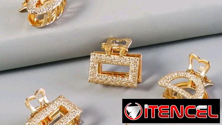 Pellizcos metálicos dorados /regalos / pequeños