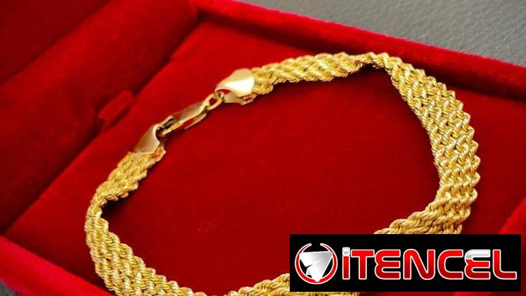 Prendas exclusivas, cadenas de oro, manillas, esclavas, anillos, argollas