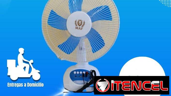 Ventilador recargable