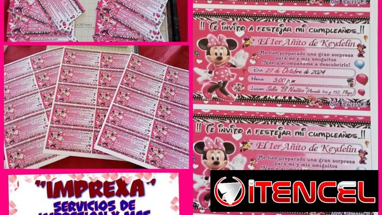 Invitaciones para cumpleaños y cualquier evento (y otros servicios afines)