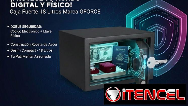 Caja fuerte 18 litros con Apertura por código ó llave de seguridad Precio $95 USD Transporte Adicional  Garantía 1 mes