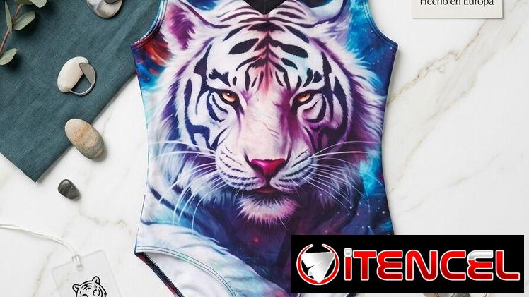 Trusa niña enteriza Bañador “Tiger Galaxy” – Edición Especial Cosmic Stripes 11-12años 12