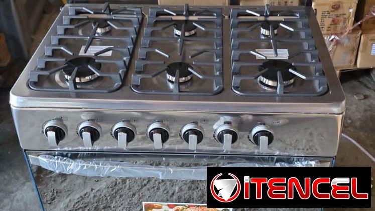 COCINA DE GAS CON HORNO DE 6 H