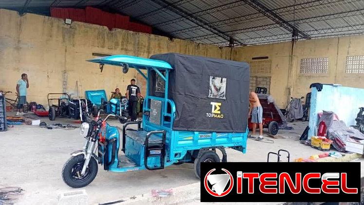 Triciclos Eléctricos marca TOPMAQ 2026 0km🛺* ☑️ Motor de 2000w ☑️ 6 Bateria de GEL d 72v/58ah  ☑️ Caja Votol EM-100  ☑️
