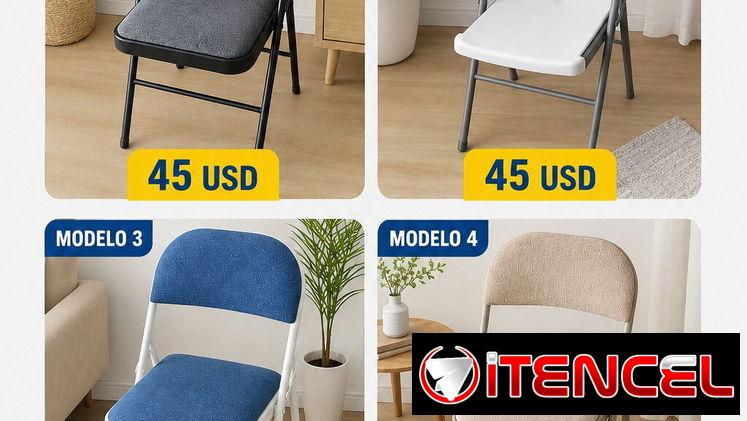 🪑 SILLAS PLEGABLES NUEVAS Y RESISTENTES 🪑