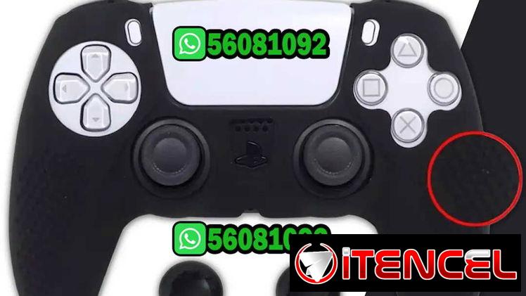 FORROS NEGROS ENGOMADOS PARA MANDOS DE PS5. PROTEGE TU MANDO DE SUDOR, POLVO Y MAS. EXCELENTE AGARRE