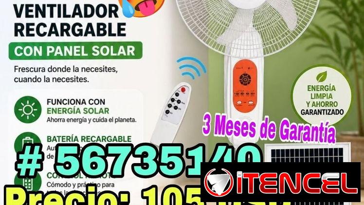 Ventiladores Recargables isunuru