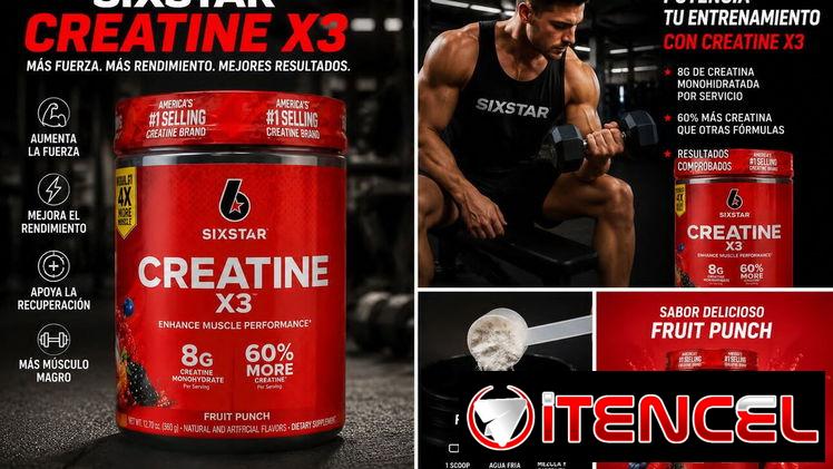 SIXSTAR CREATINE X3 ⚡ 56902981