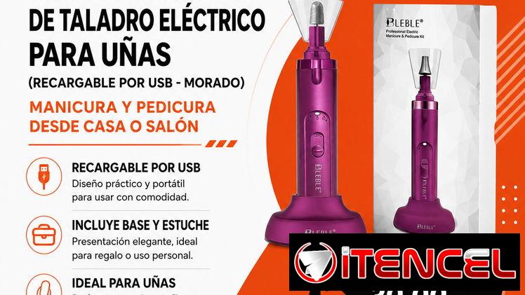 Taladro Eléctrico para Uñas Recargable por USB | Kit Profesional de Manicura en La Habana