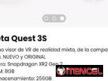 Meta Quest 3S. Último visor de VR de realidad mixta, de la compañía Meta. NUEVO y ORIGINAL
