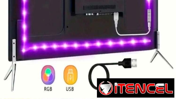 📺​ TIRA LED RGB PARA TEVISORES 📺​ COLORES PARA SUS TV 📺​ 3M 📺​ 60 LEDS 📺​ 5.887.23.60