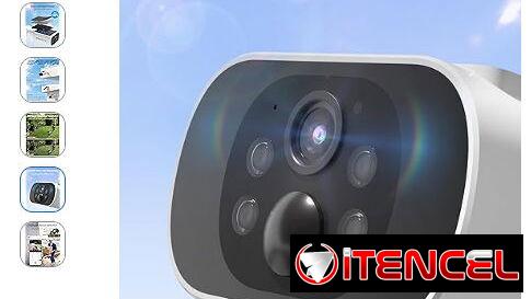 ARCCTV Cámara de seguridad solares inalámbricas para exteriores cámaras 2K sin suscripción