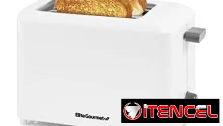 Tostadora Elite Gourmet Cool Touch 2 Rebanadas