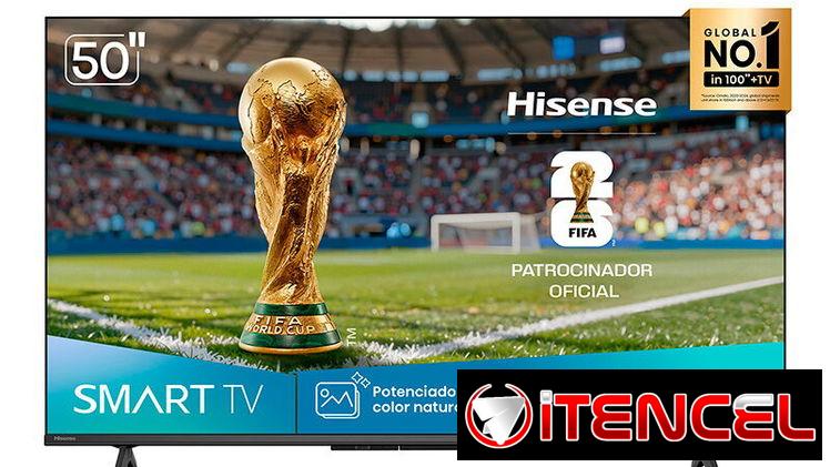 Smart TV HISENSE de 50 Pulgadas 4k |Garantía y transporte incluidos .