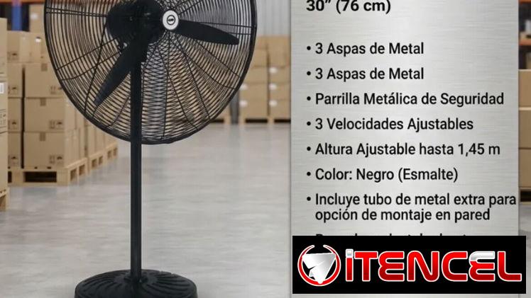 🌪️ Ventilador Industrial 30” Premier 🌪️
