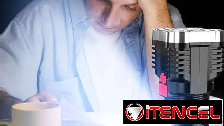 Linterna led carga usb batería interna recargable
