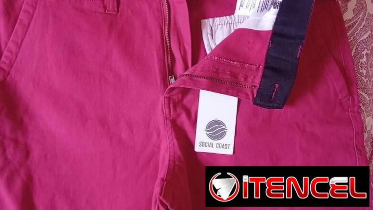 Short rojo p/ hombre Talla 32 marca Social Coast