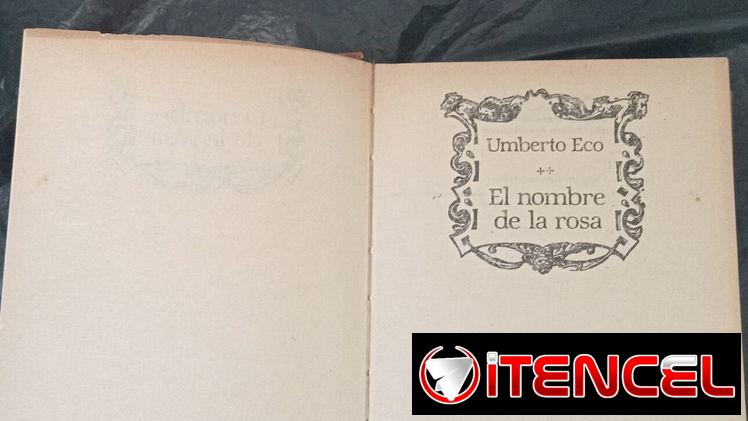 Libro de Umberto  Eco, El Nombre de la Rosa