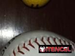 Mascotin rojo y blanco para niños zurdos,  de uso/ Pelotas de uso