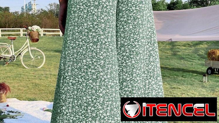 pantaloneta estampado floreado