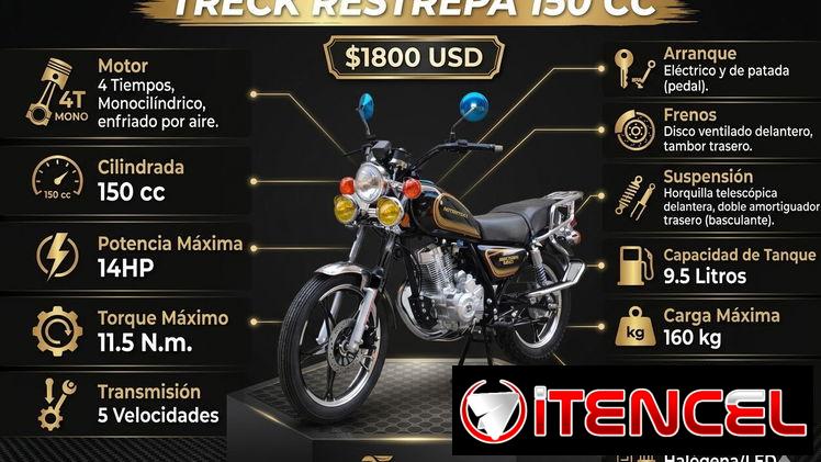 MOTOR RESTREPA 150 CC, ENTREGA DE FACTURA Y GARANTÍA, VARIEDAD DE MOTOR DE COMBUSTIÓN