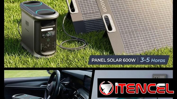 Ampace Andes 1500 + Panel 600W ⚡ 1462Wh | 2400W pico | Sistema solar portátil