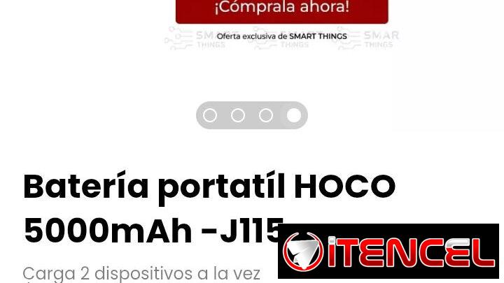 Batería portatíl HOCO 5000mAh -J115. Modelo: J115 Journey