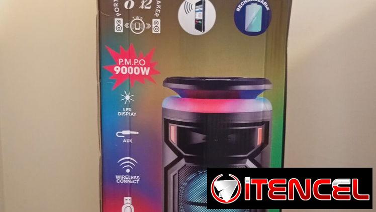 ¡¡GANGA!! Bocina Bluetooth grande con mando y micrófono 🎤. Nueva en caja