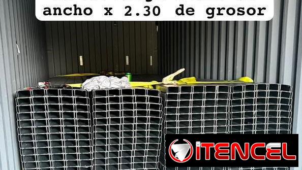 Purles galvanizados de 6mt