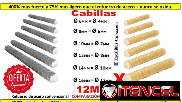 12mm ORIGINAL CABILLAS SOLO 11.00USD/9M