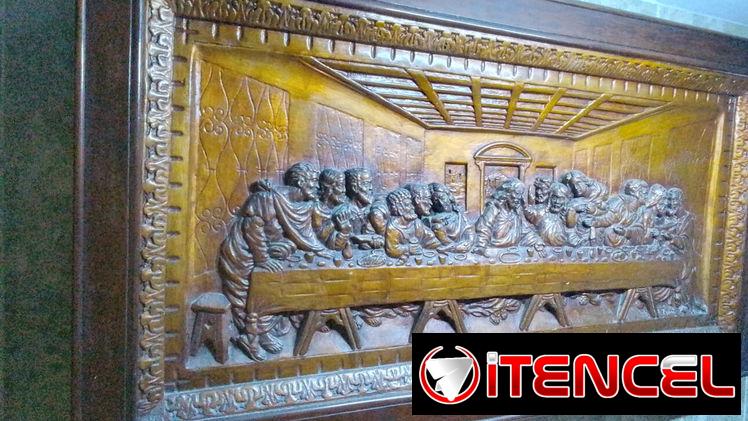 Cuadro  antiguo de la “Última cena”.