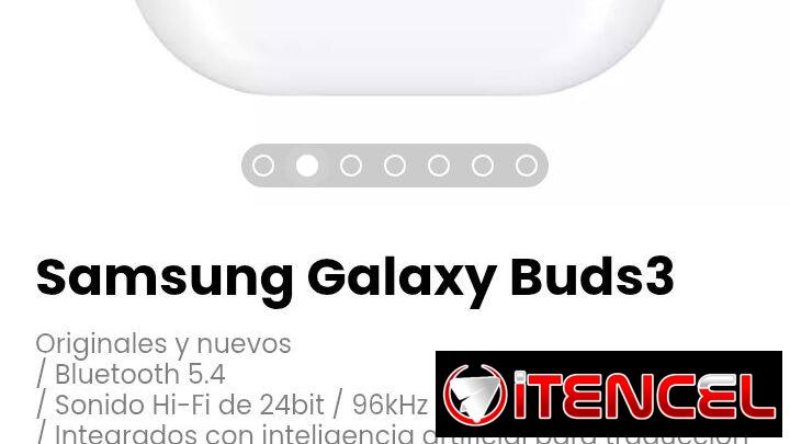 Samsung Galaxy Buds3. Originales, en su caja