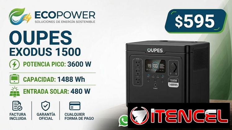 ⚡️ECOFLOW CLASSIC–3600W–Mejores calidades y precios en EcoPower⚡️✅️