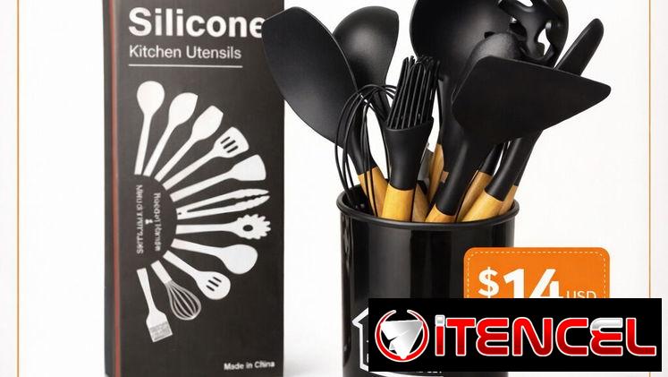 12 PCS JUEGO DE UTENSILIOS DE COCINA
