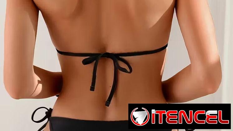 Tusa Traje de Baño Enterizo para Mujer – Cuello Alto con Apertura en la Espalda