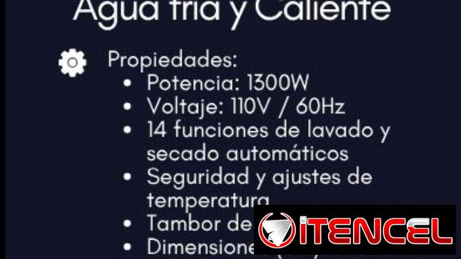 Lavadora secadora automática EKO 11 kg