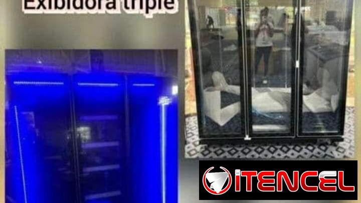 EXIBIDORAS SIMPLES DOBLES Y TRIPLES DE 25 Y 39 PIES CÚBICOS NUEVAS EN SU CAJA