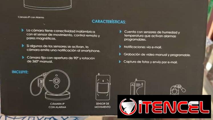 Cámara ip marca ADVANCED HOME con alarma